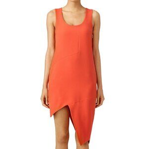 Prabal Gurung Vermillion Crisp Cut Dress